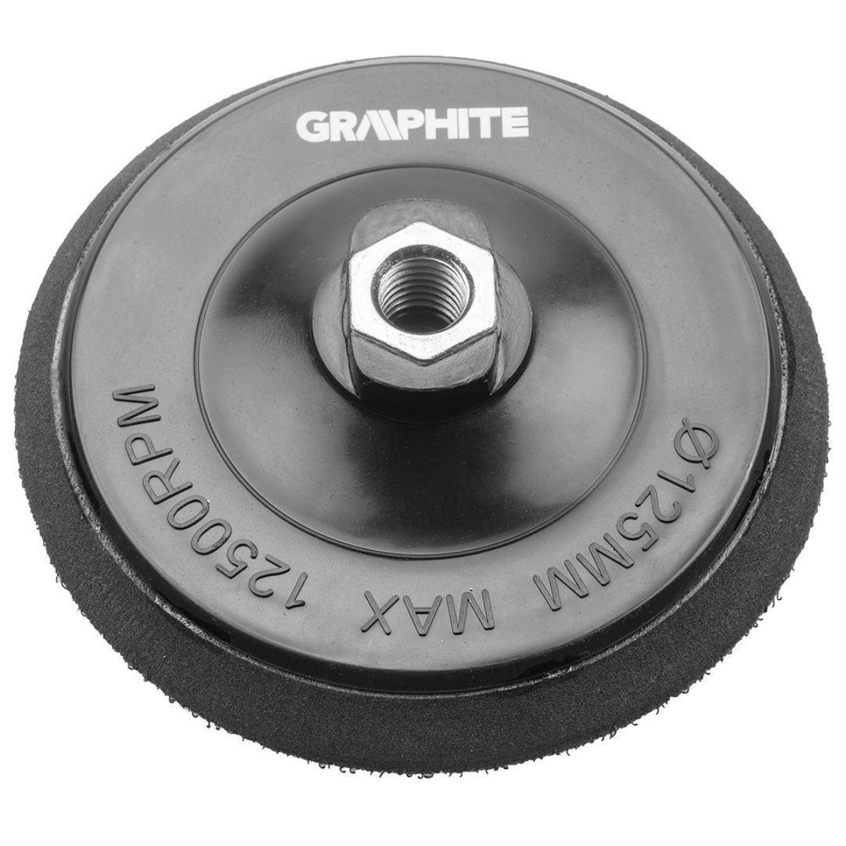 Platorello con Velcro Graphite 125 mm M14