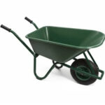 Carriola in Plastica Verde 100 Litri Utilia - immagine 2